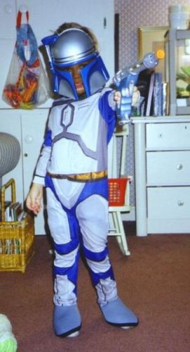 Halloween 2002 - I was Jango Fett for my fourth halloween
