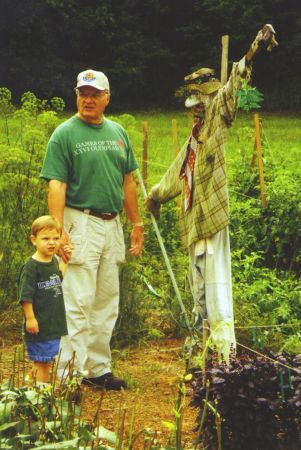 With Pop at Carl Sandburg's house
