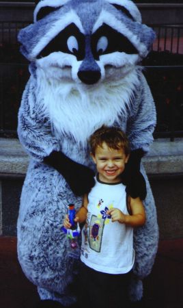 I have no idea what this racoon is doing at Disney!