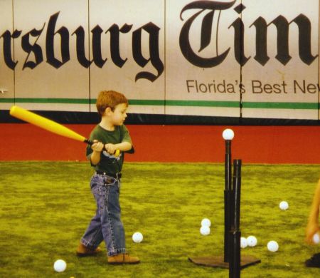 A Devil Rays event at Tropicana Field