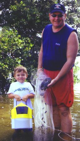 Fishing with Dad at Fort DeSoto Park